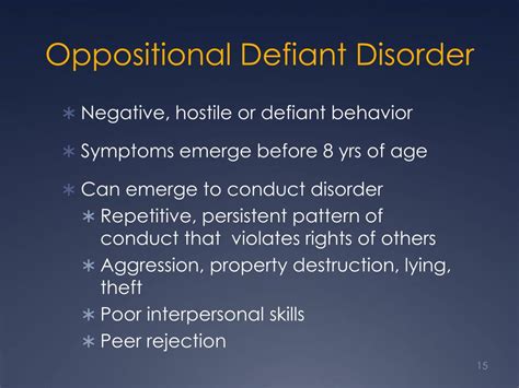 medication for oppositional defiant disorder